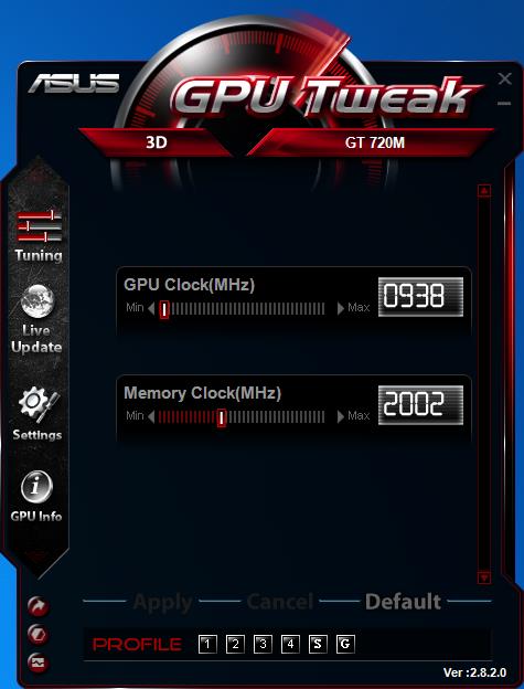 Asus has a program called GPU Tweak II