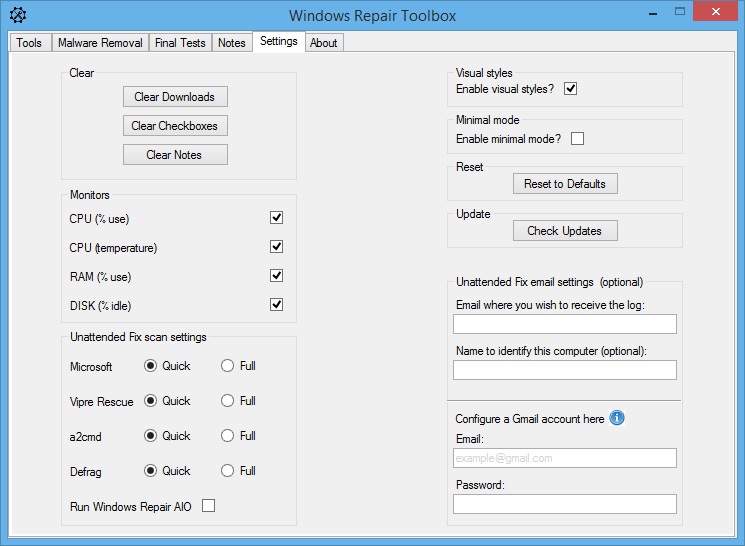 Windows Repair Toolbox 3.0.3.7 free downloads