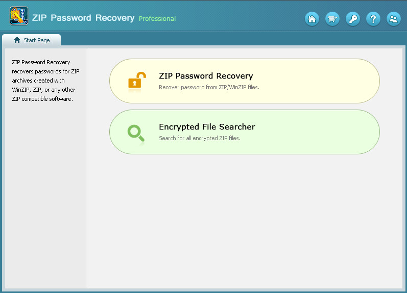 zip password recovery professional