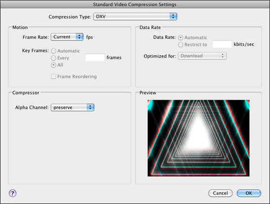 dxv codec after effects download