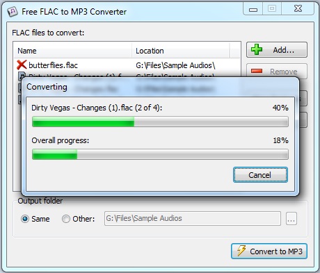 flac to mp3 converter free download