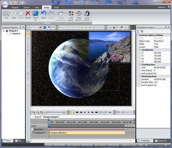 vsdc free video editor free download for windows 7