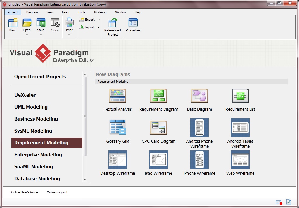 visual paradigm pdf report