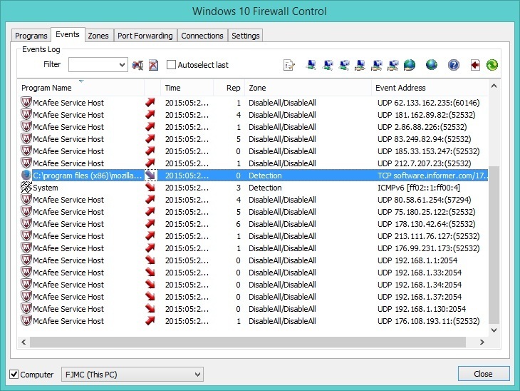 windows 10 firewall control torrent