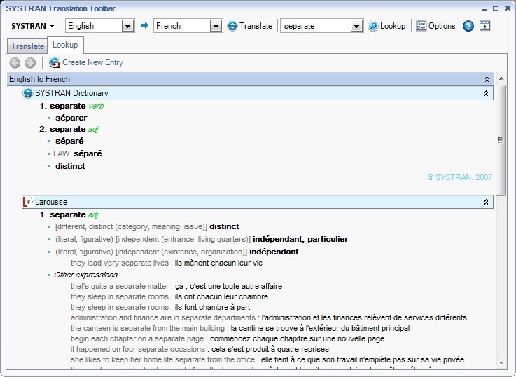 systran translator and dictionary 1.0.7 download