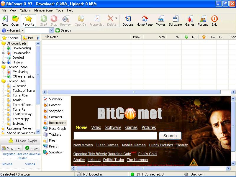 BitComet 2.03 for mac download free