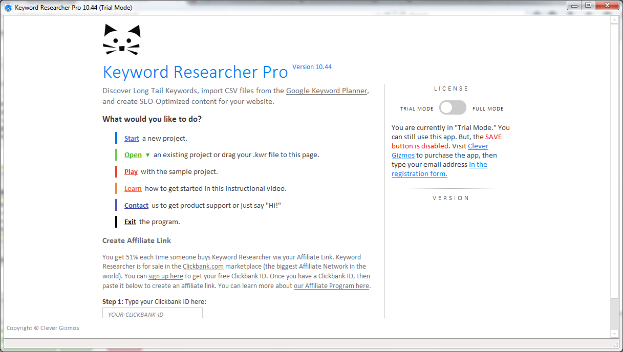 Keyword Researcher Pro 13.243 for windows instal free