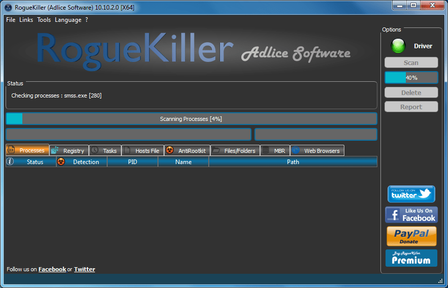 RogueKiller Anti Malware Premium 15.12.1.0 download the new for windows