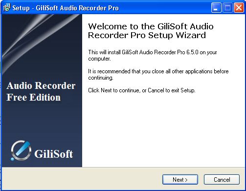 instal GiliSoft Audio Recorder Pro 12.0 free