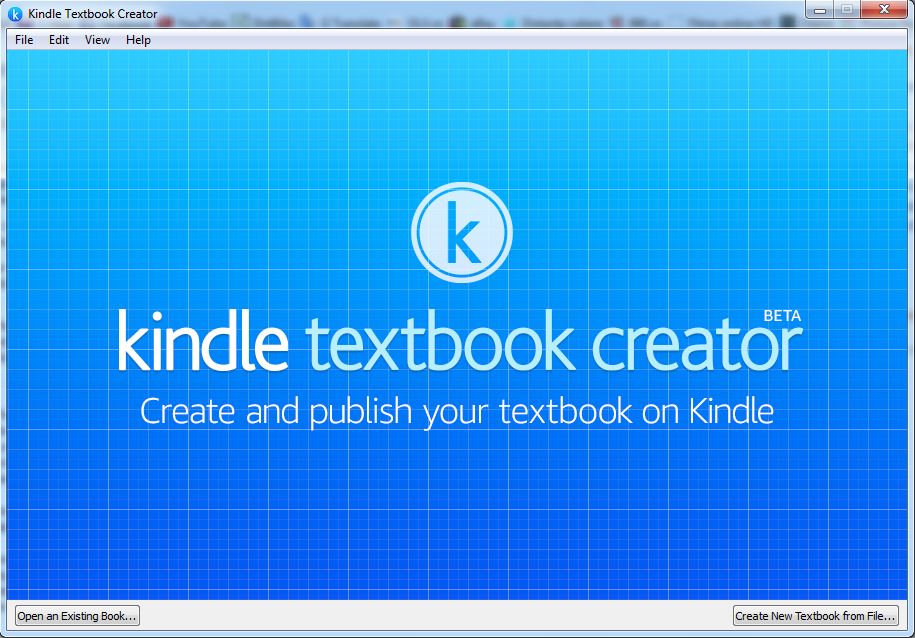book cover when using kindle textbook creator