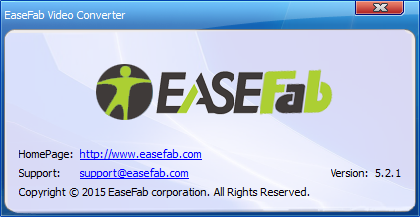 easefab video converter registration code 5.4.7