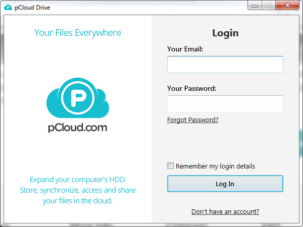 pcloud drive your filename not valid