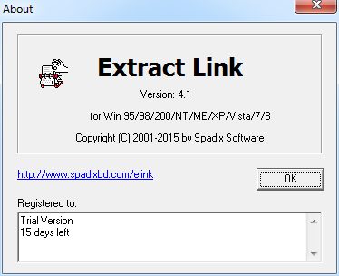 extract all links from a website chrome extension