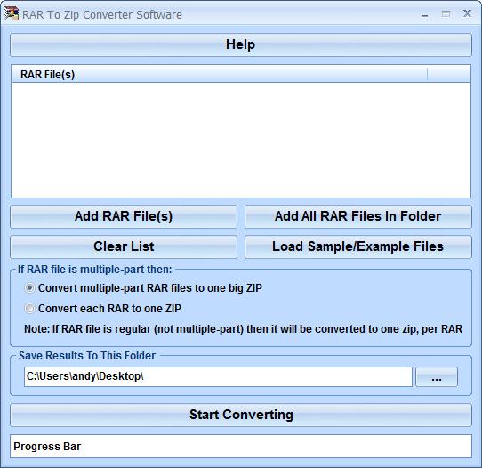 rar file to zip file converter