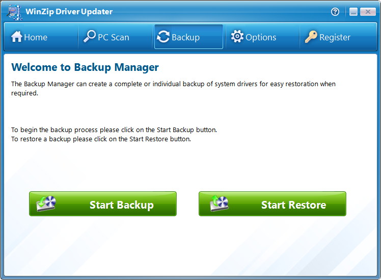 WinZip Driver Updater 5.42.2.10 download the last version for ios