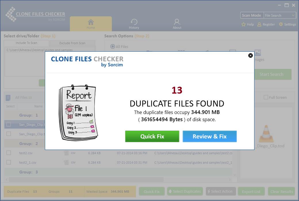 is clone files checker free