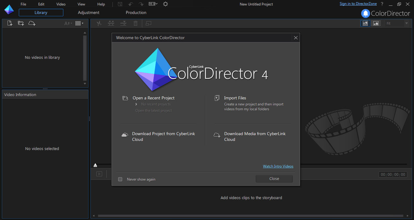 Cyberlink ColorDirector Ultra 11.6.3020.0 download the new for windows