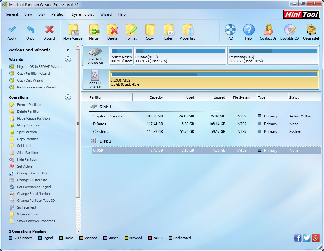 minitool partition wizard 10 free