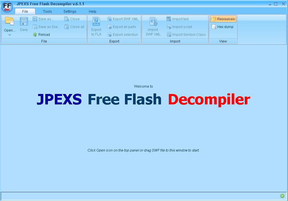 jpexs free flash decompiler 4.1.1 errors
