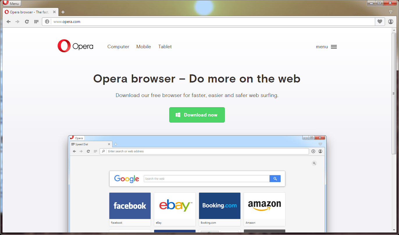 navegador opera beta exe