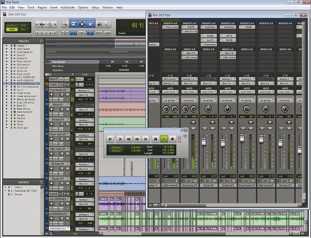 pro tools interface workstation