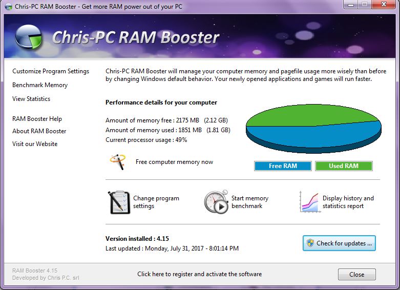 Chris-PC RAM Booster 7.06.14 instal the new version for iphone