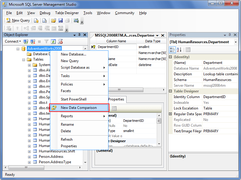 Mssql driver. SQL Tools. MS SQL database Tools. DBFORGE. DBFORGE schema compare pour SQL Server.