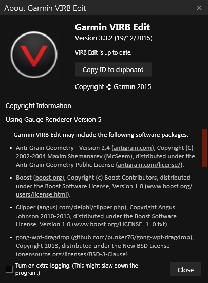 garmin virb edit system requirements
