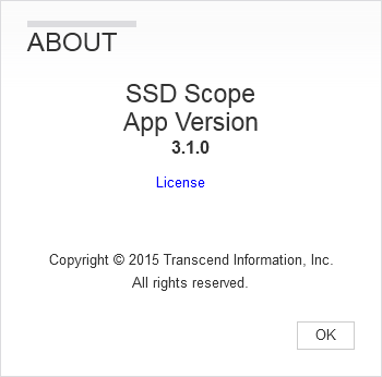 download the new version for windows Transcend SSD Scope 4.18