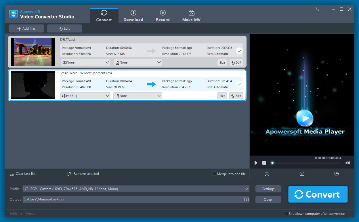 Apowersoft Video Converter Studio 4.8.9.0 for mac download