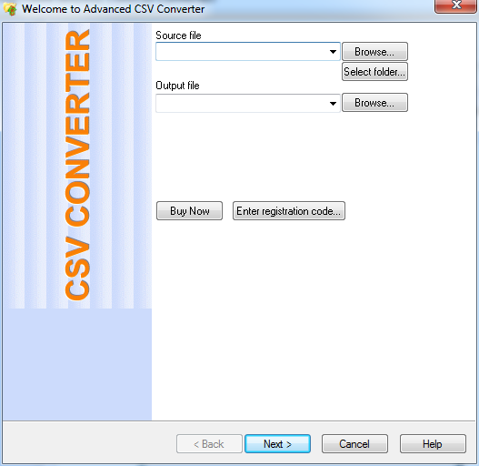 Advanced CSV Converter 7.41 instaling