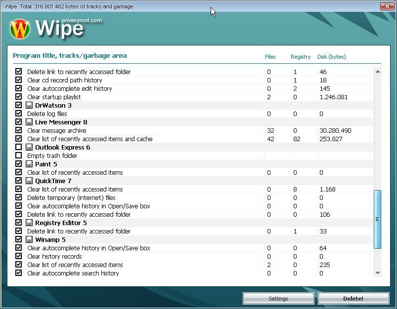 Wipe Professional 2023.10 download the new