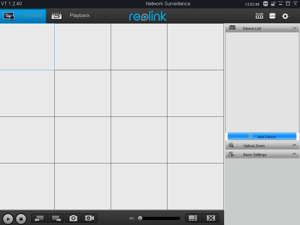reolink linux client