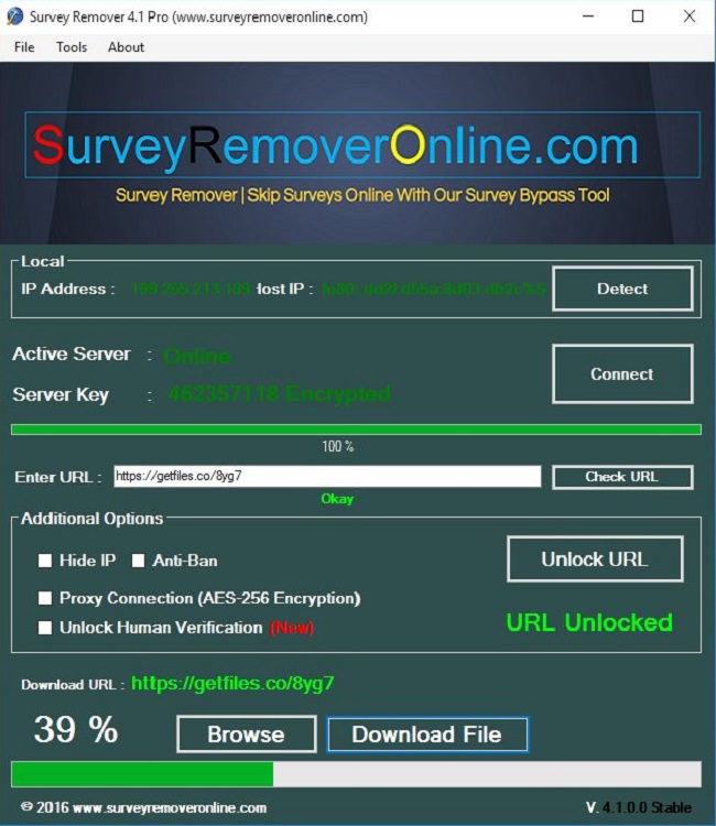 web survey remover