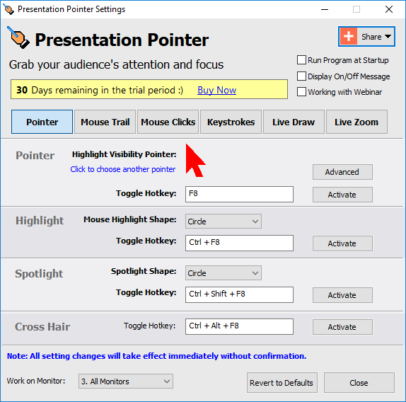 presentation pointer free download