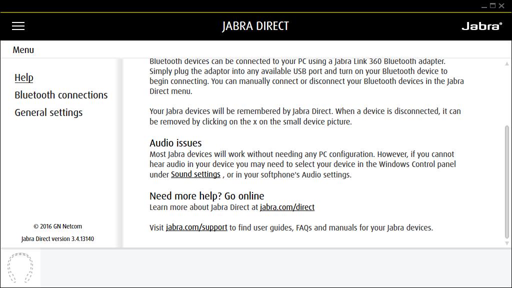 jabra direct does not find my 710