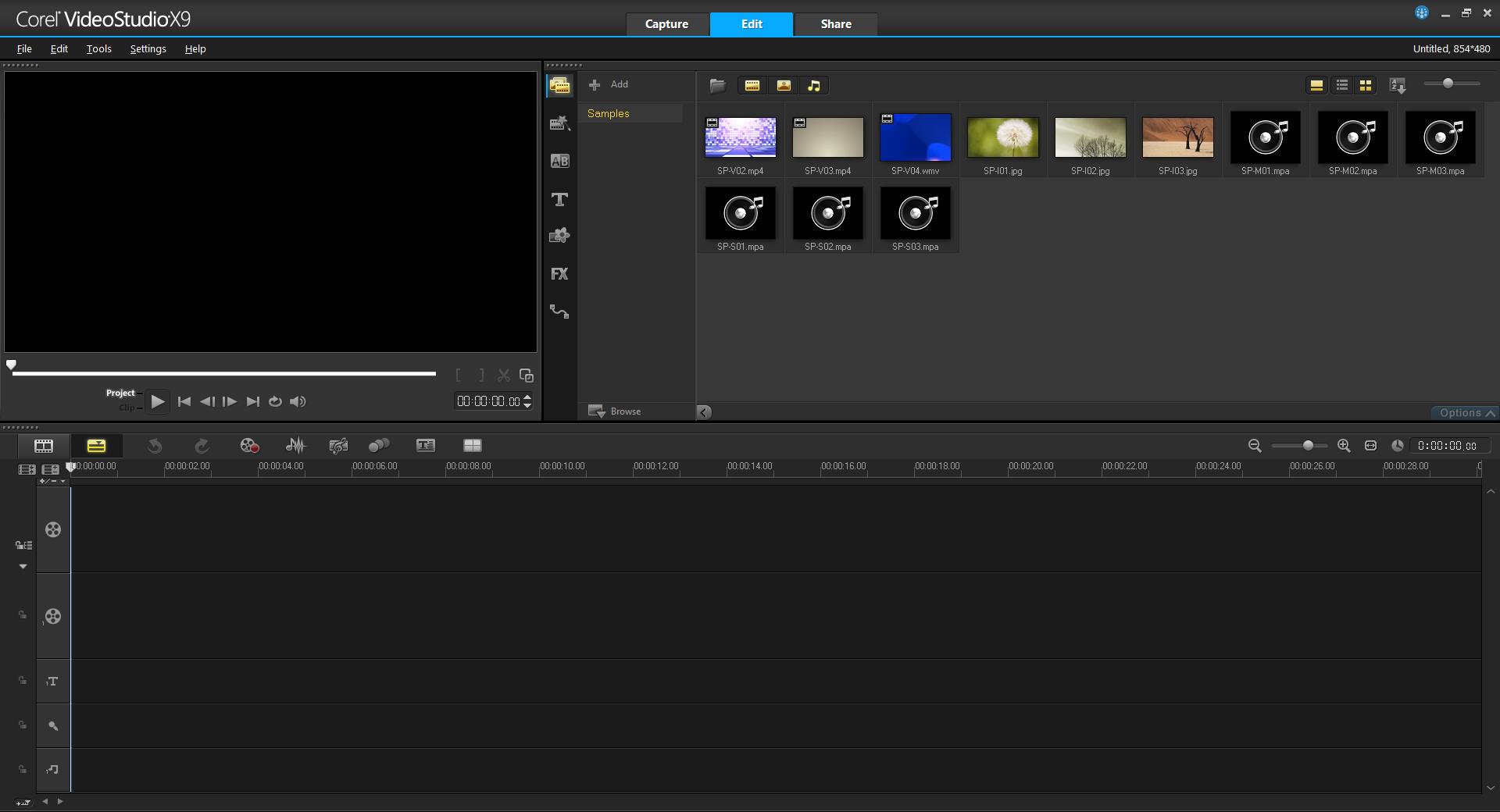 particle effects videostudio x9