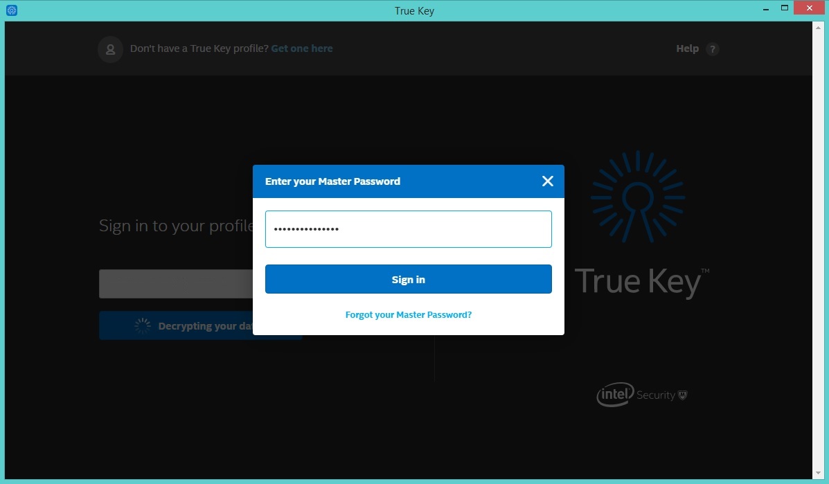 Intel security true key что это