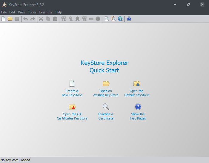 find private key alias keystore explorer