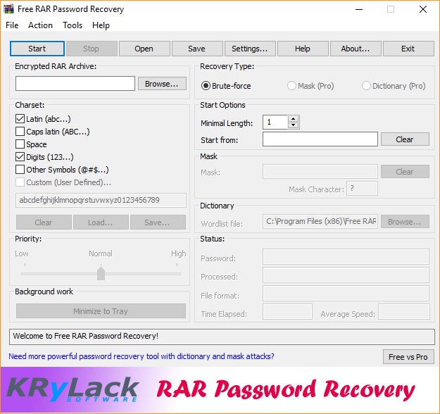 free rar password cracker online