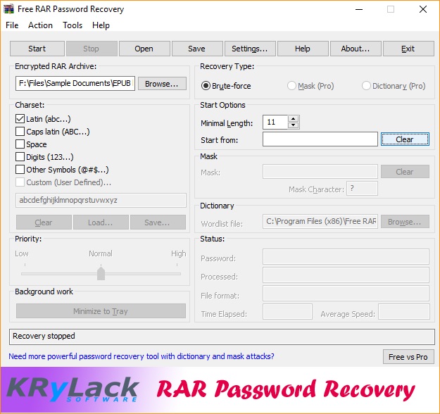 best free rar password cracker online