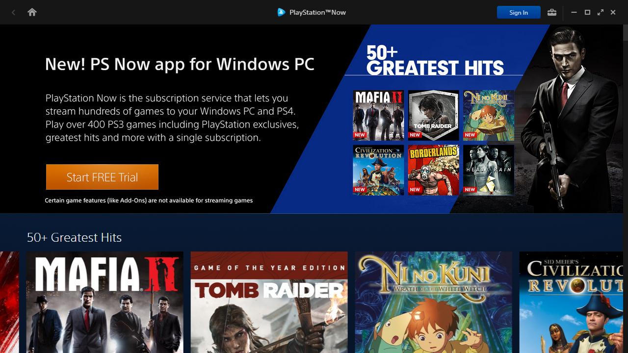 playstation now pc download free