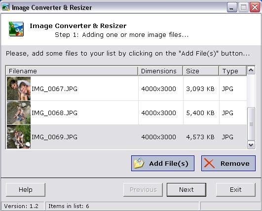 image convert and resize