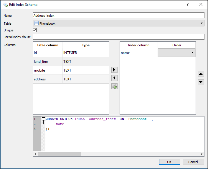 populate database with db browser for sqlite