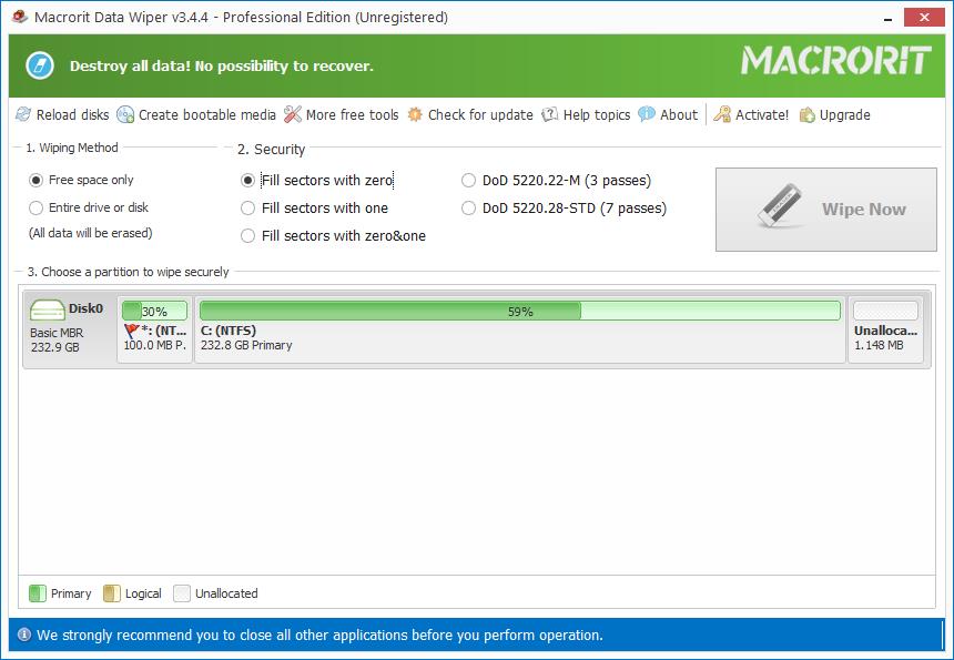 Macrorit Data Wiper 6.9.7 for mac instal free