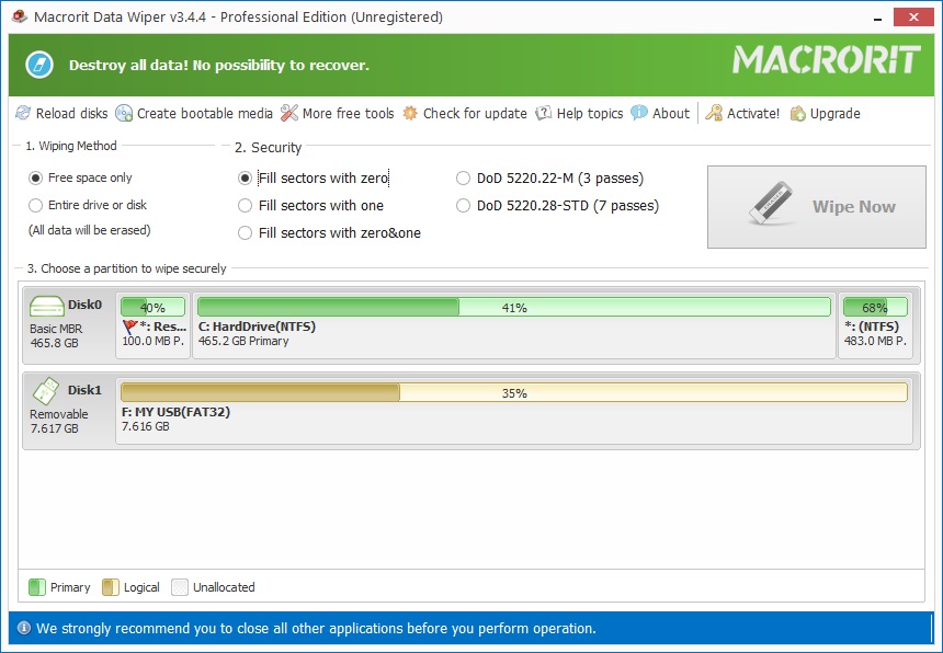 Macrorit Data Wiper 6.9 instal the new version for windows