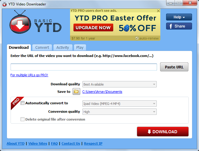 download the new version for ios YTD Video Downloader Pro 7.6.2.1