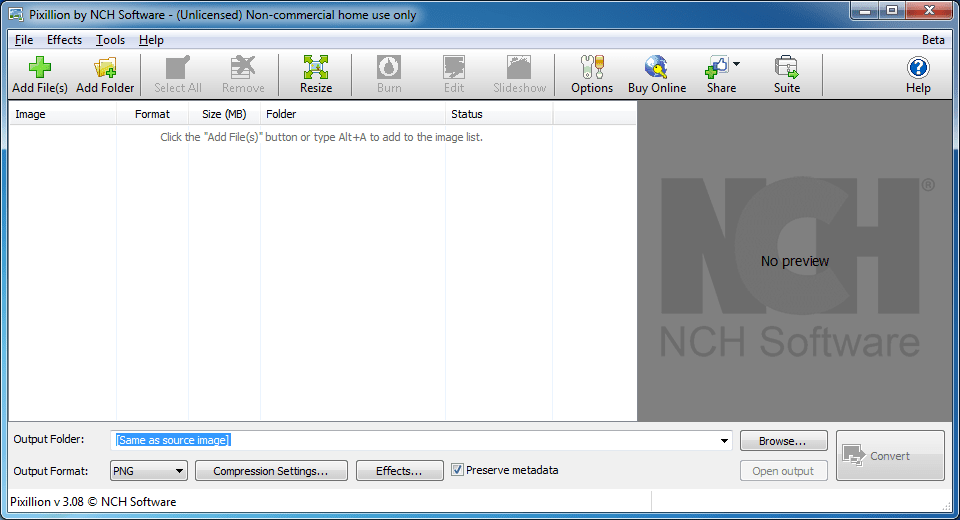 NCH Pixillion Image Converter Plus 11.45 download the last version for windows