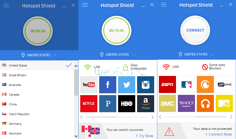 hotspot shield free pc download