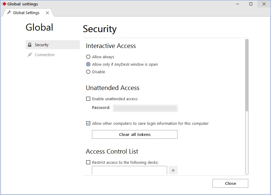 anydesk can log into windows server